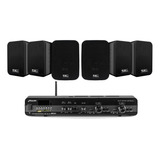 Kit Som Ambiente Amplificador Slim2500 6caixa Soundcast 100w