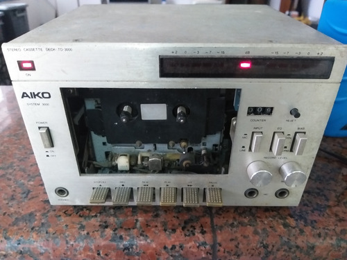 Tape Deck Aiko 3000, Funcionando. 