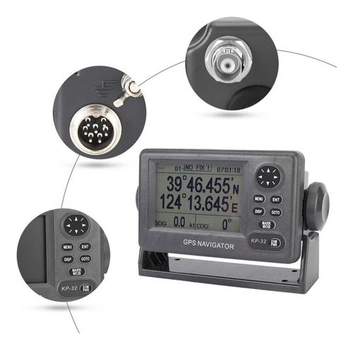 Navegador Gps Onwa Kp-32 /sbas Marine Pantalla Lcd De 4,5 Pu