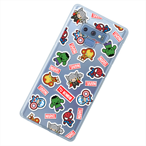 Funda Para Galaxy Marvel Superhéroe Personalizada