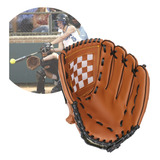 Guante Pvc Cuero De Beisbol Deporte Para Adulto De 12.5in