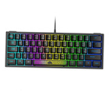 Teclado Para Juegos De 62 Teclas Diseño Del 60% Plug Play