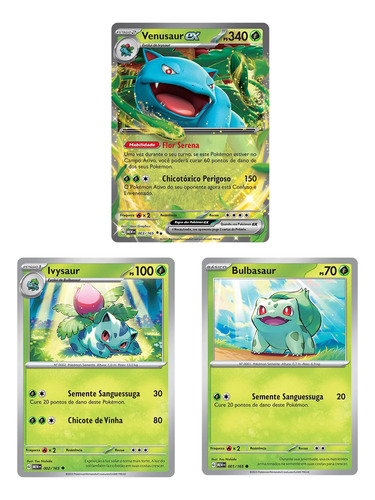 Carta Pokémon Venusaur Ex Escarlate Violeta 151 Original