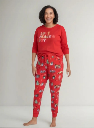 Wondershop Pijama De 2 Pzas Para Dama T- S Y T-m