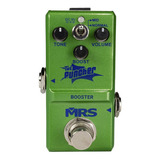 Pedal De Efecto Booster Para Guitarra Nano The Puncher Morri Color Verde