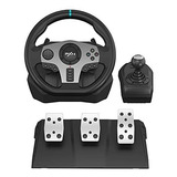 Volante De Carreras Para Juegos Pxn V9 Con Pedales 