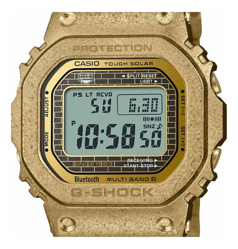 Reloj Casio Gmw-b5000 Para Caballero Color De La Correa Dorado