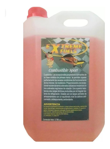 Mezcla Glow Combustible 15% Nitro Aeromodelismo