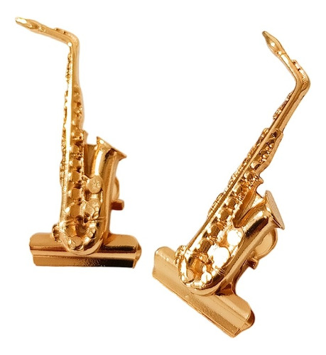 Prendedor De Hinário E Partitura Modelo Saxofone (par)