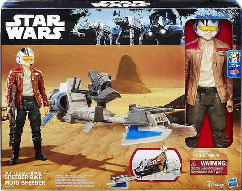 Star Wars Moto Speeder Con Poe Dameron