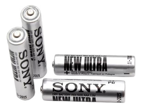 Pila Aaa Sony New Ultra Sum4-nup4a Cilíndrica - Pack De 4 Unidades