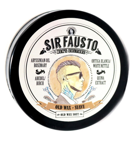 Cera Capilar Sir Fausto Old Wax X Suave X 100 Grs Barberia