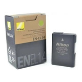 Bat-eria Nikon En-el14 D3100/3200/3300 D5200/5100/5300 Nova