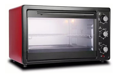 Horno De Mesa Eléctrico Catlicaisabella Sc01 13l Rojo 110v