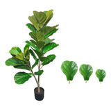 Árbol De Higuera Planta Artificial Decorativa Con Maceta 90c