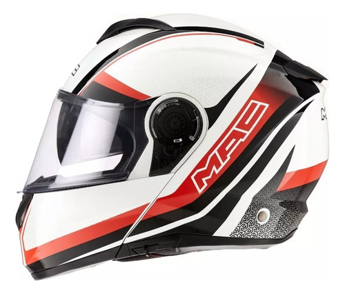 Casco Moto Rebatible Mac Rock Stroke Doble Visor By Ls2