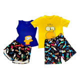 Pijamas Para Pareja Simpson San Valentín