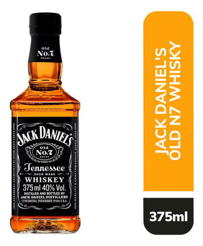 Whisky Americano Old No. 7 Jack Daniel's Garrafa 375ml