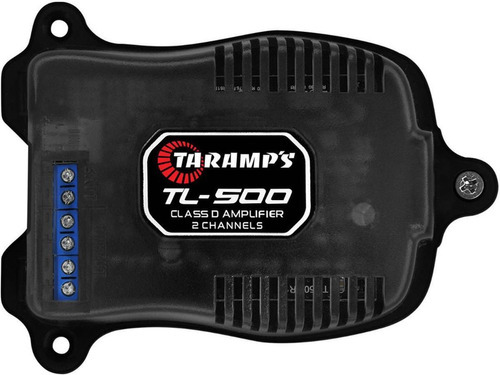 Potencia Amplificador Taramps 100w Rms 2 Canal Digital Tl500 Driver Parlantes Color Negro