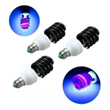 Pack3 Ampolleta Ultravioleta Soquete Normal Luz Negra E27 Uv