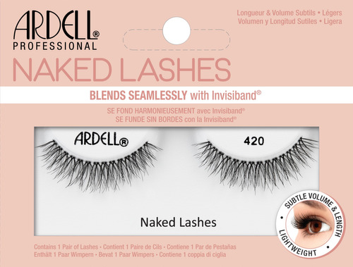 Pestañas Enteras Ardell Naked Lashes 420