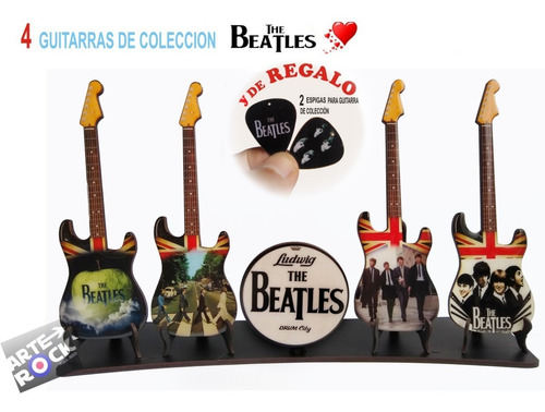 Instrumentos Guitarras The Beatles Mini De Colección 