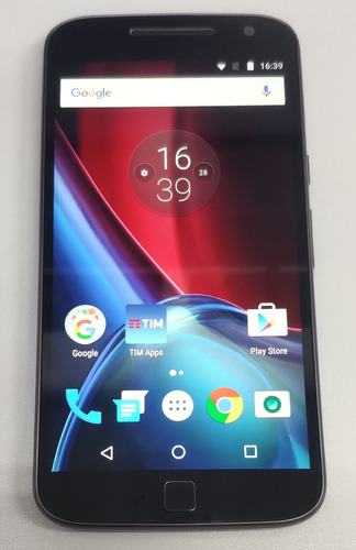  Moto G4 Plus Dual Sim 32 Gb Preto Usado + Relógio De Brinde