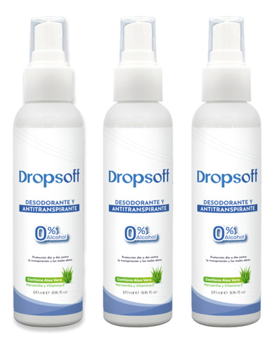 3 Dropsoff Antisudoral Sweat 