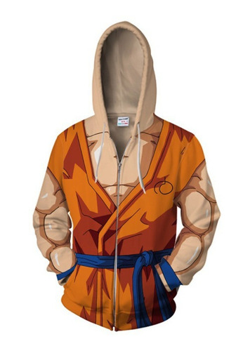 Anime Dragon Ball Sudadera Chamarras 3d Sudadera Con Capucha