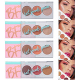 Paleta Blush Contorno E Iluminador Vizzela Bff 3 Em 1