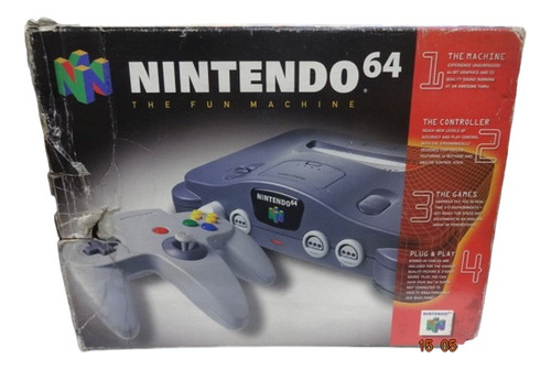 Console Completo Nintendo 64 N64 Original Com Caixa 