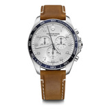 Reloj Fieldforce Classic Chrono Correa De Cuero Victorinox