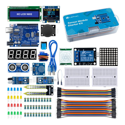 Kit De Módulo De Sensor Arduino Con Pantalla Lcd Oled 1602