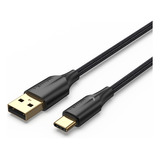 Cable Usb 2.0 A Usb-c 3a Recubierto Con Nylon - Vention-1m