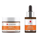 Lidherma Kit Radian C Serum + Radian C Face Cream Facial