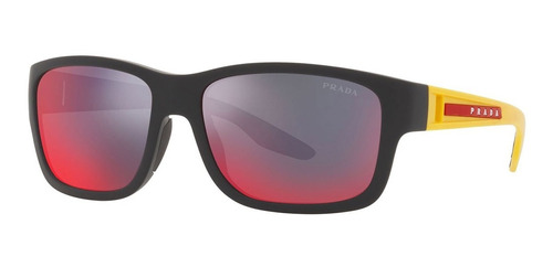 Lentes Prada Solar Ps01ws 08w08f Negro Original Nuevo 