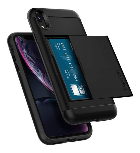 Slim Armor Cs Diseñado Para iPhone XR Case 2018 Black