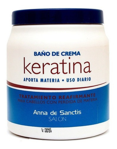 Baño De Crema Keratina Reparador Antifrizz Mascara Olio  1kg