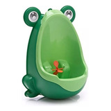 Baño Entrenador Mingitorio Infantil Para Niños Bañito Rana Color Verde