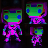 Funko Pop Marvel Iron Man Black Light #649 Exclusive