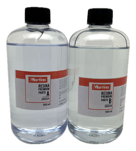 Resina Epóxica Premium Transparente 500ml Manualidades