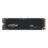 Ssd Crucial 1tb T705 Gen5 Nmve M.2 X4 Leitura 13.600 Mb/s Gravação 10.200 Mbps Ct1000t705ssd3