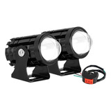 Faro Led For Motocicleta, Focos Auxiliares, 12v, 2 Piezas