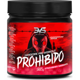 Pré Treino Prohibido 360g - Sabor: Strawberry Margarita - Fórmula Exclusiva Com Creatina, Beta Alanina, Taurina, Cafeína, Arginina, L-tirosina, Palatinose E  L-alanina