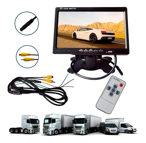 Pantalla Monitor Vigilancia Auto Camion Tft Led PuLG  Oferta