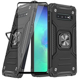 Funda Para Samsung Galaxy S10 Plus Negro 6.4 Pulgada Cristal