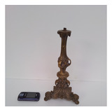 Hermoso Antiguo Pie Base Candelabro Lampara D Mesa Ver