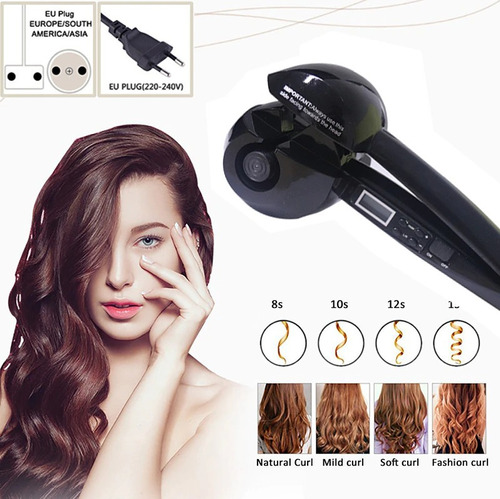 Herramienta Automática Para Rizar El Cabello Ondulado Lcd