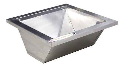 Braseiro Inox Para Churrasqueira Carvão 485x50 Cm