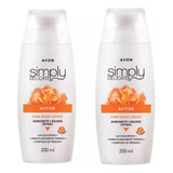 Kit 2 Sabonete Liquido Intimo Simply Active